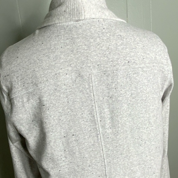 Talbots Light Gray Terry Cardigan With Pockets M - Picture 12 of 16